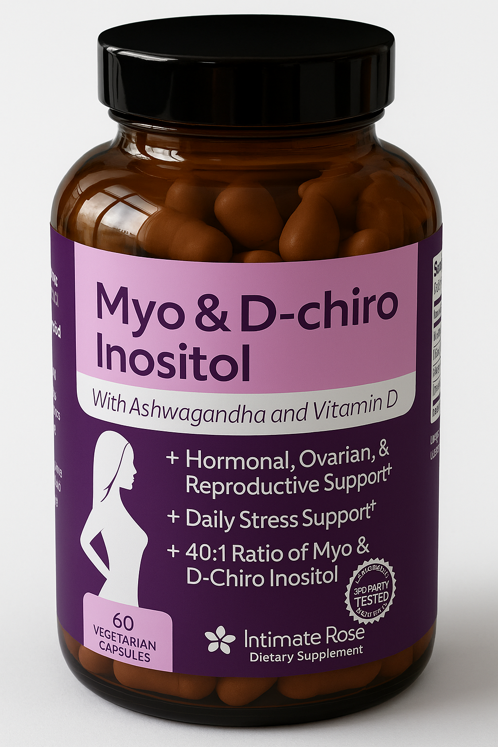 Myo & D-Chiro Inositol con Ashwagandha y Vitamina D: el secreto femenino para regular tus hormonas, reducir el estrés y sentirte increíble cada día